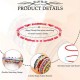 40Pcs Handmade Beaded Anklets For Women Boho Colorful Beads Ankle Bracelets Elastic Stretch Anklets Set For Women 40Pcs Handmade Beaded Anklets For Women Boho Colorful Beads Ankle Bracelets Elastic Stretch Anklets Set For Women